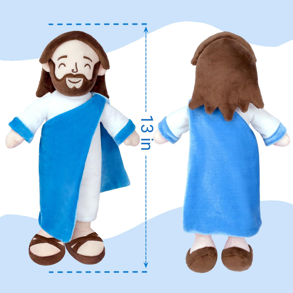 Enryounr Jesus Plush craftsmanship detail ensures durable stitching and keepsake quality