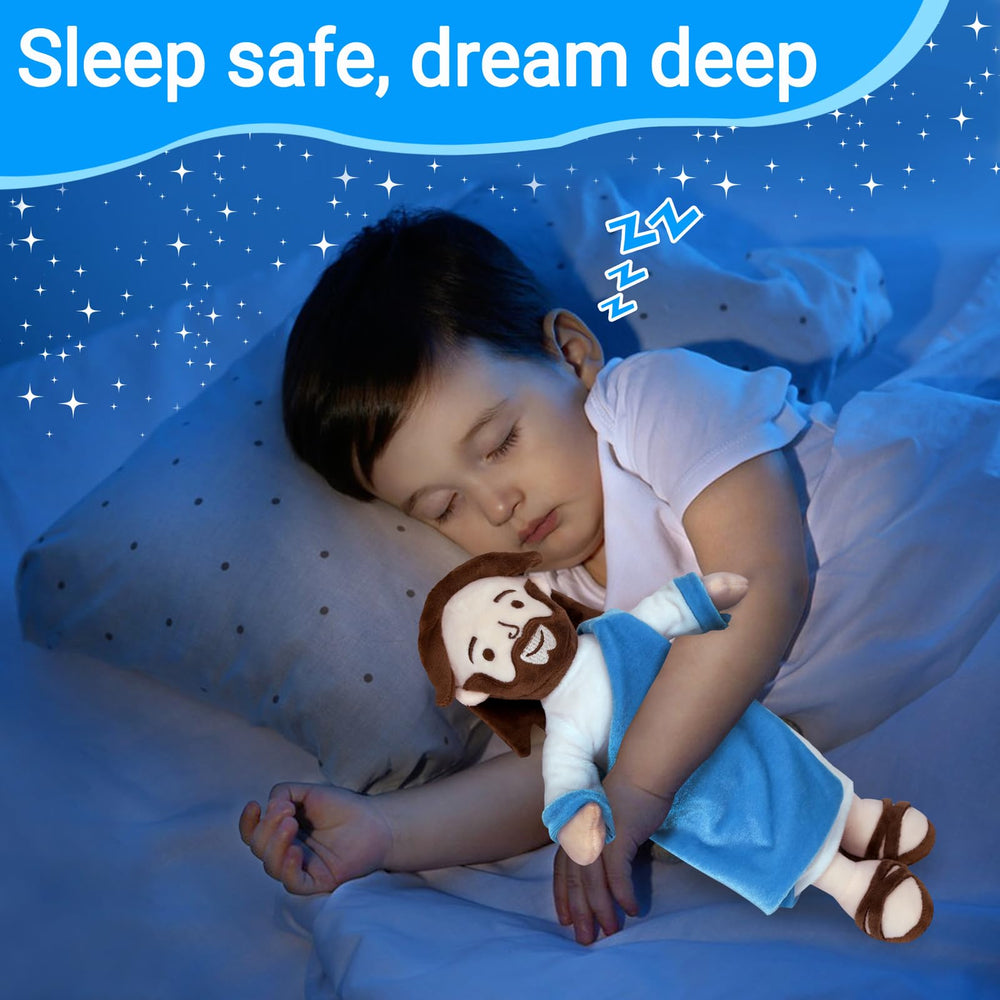 Enryounr Jesus Plush soft materials provide a durable, cuddly experience.