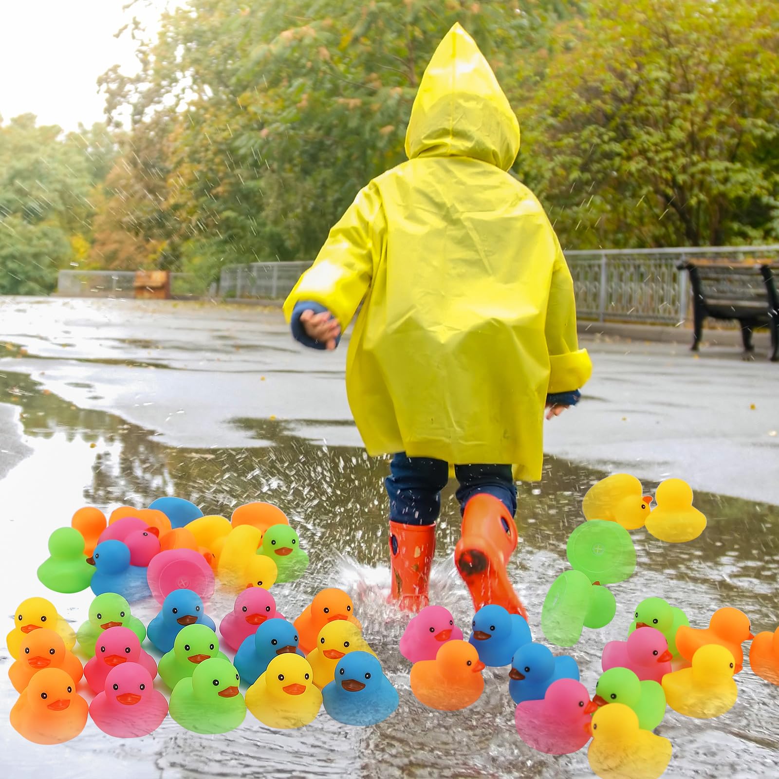 Ensbelei party favors and bath toys suitable for summer pool or beach games.
