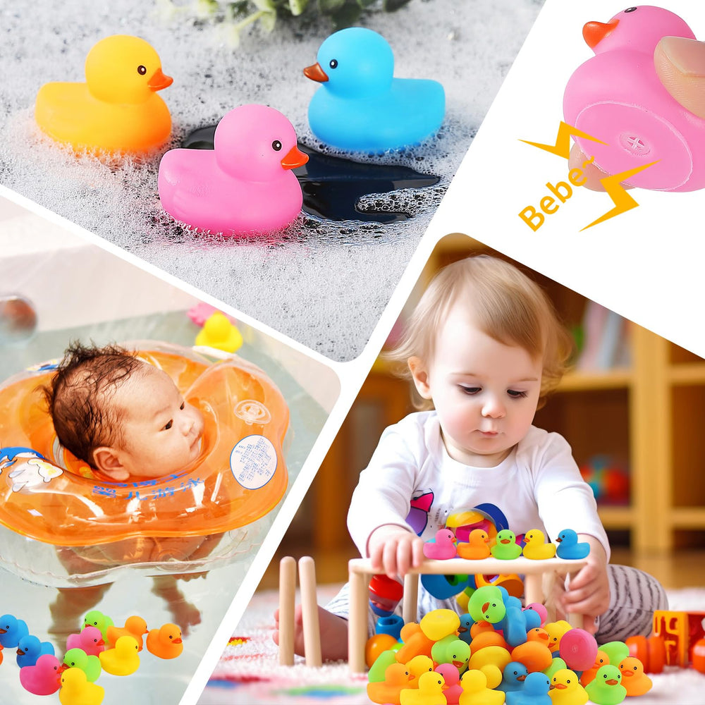 Ensbelei safe rubber ducks free from lead and phthalates for safe play.
