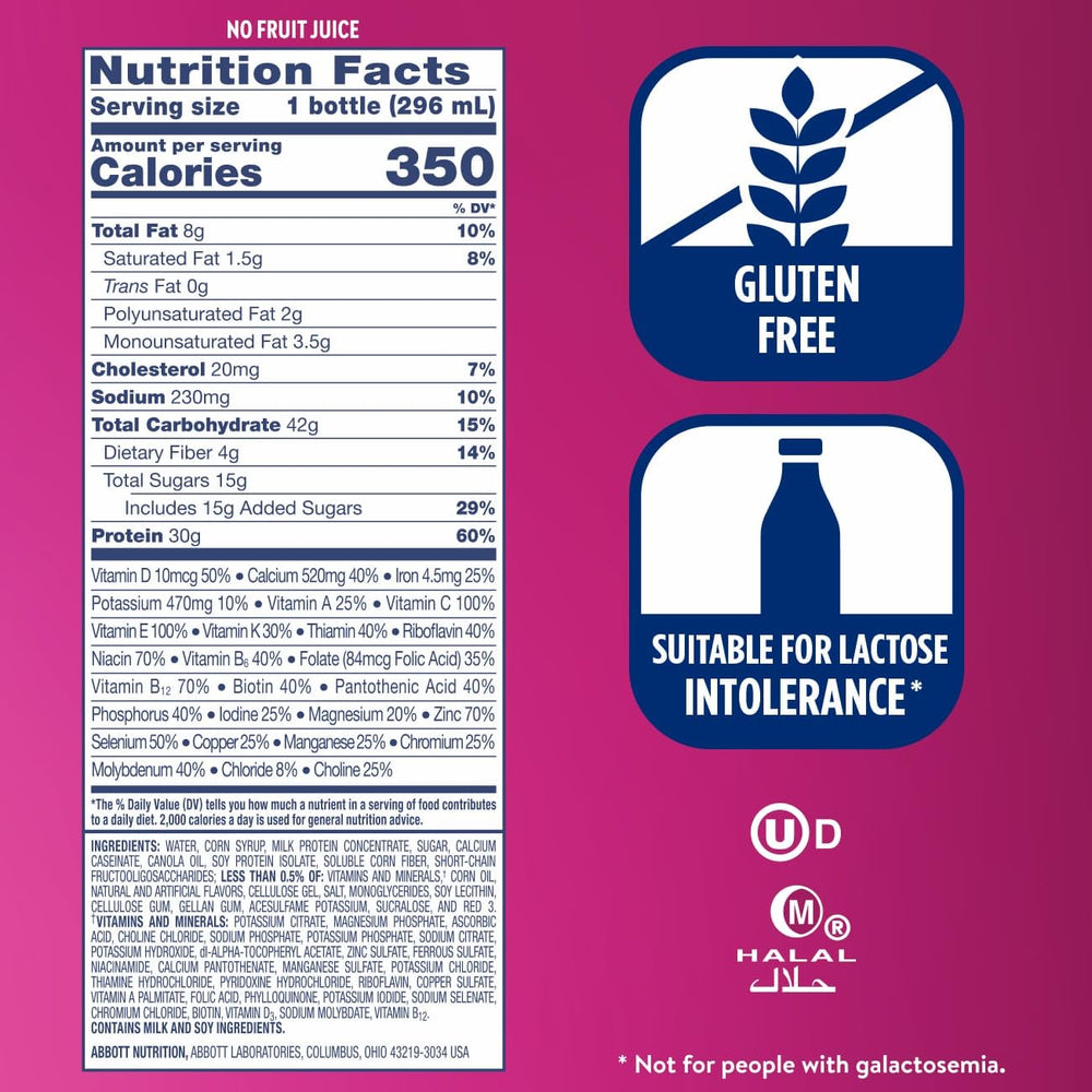 Ensure Complete Strawberry shake as a convenient meal replacement option