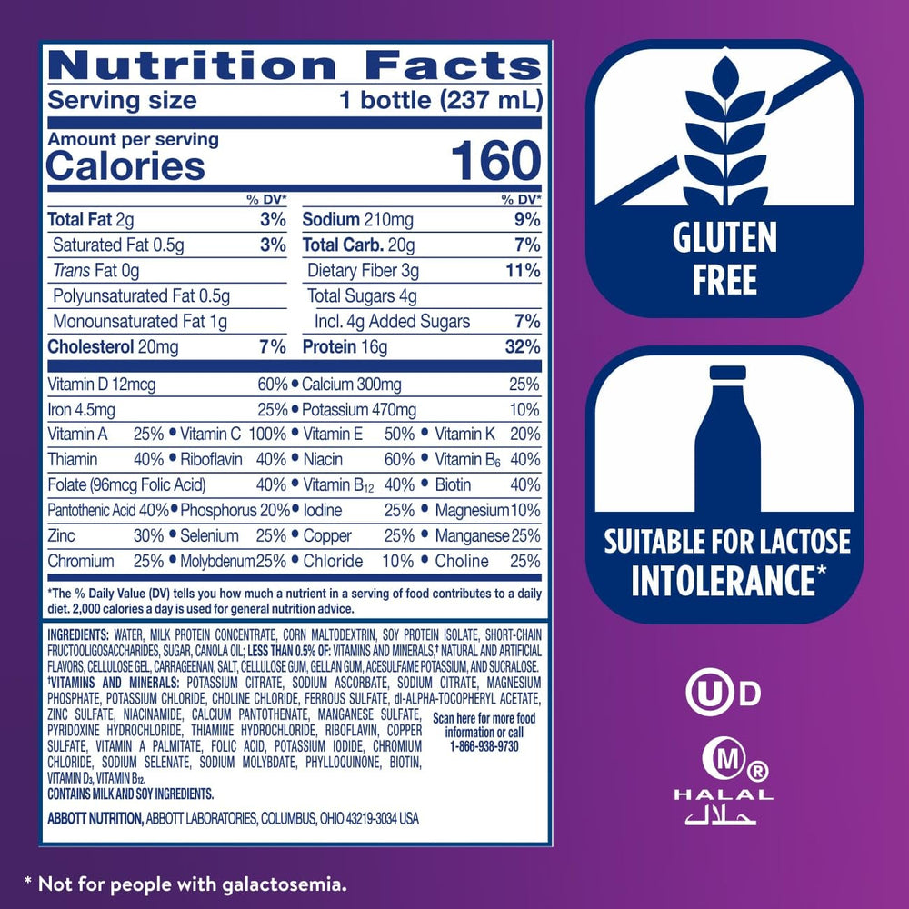 Ensure High Protein Strawberry bottle ready-to-drink for active lifestyles