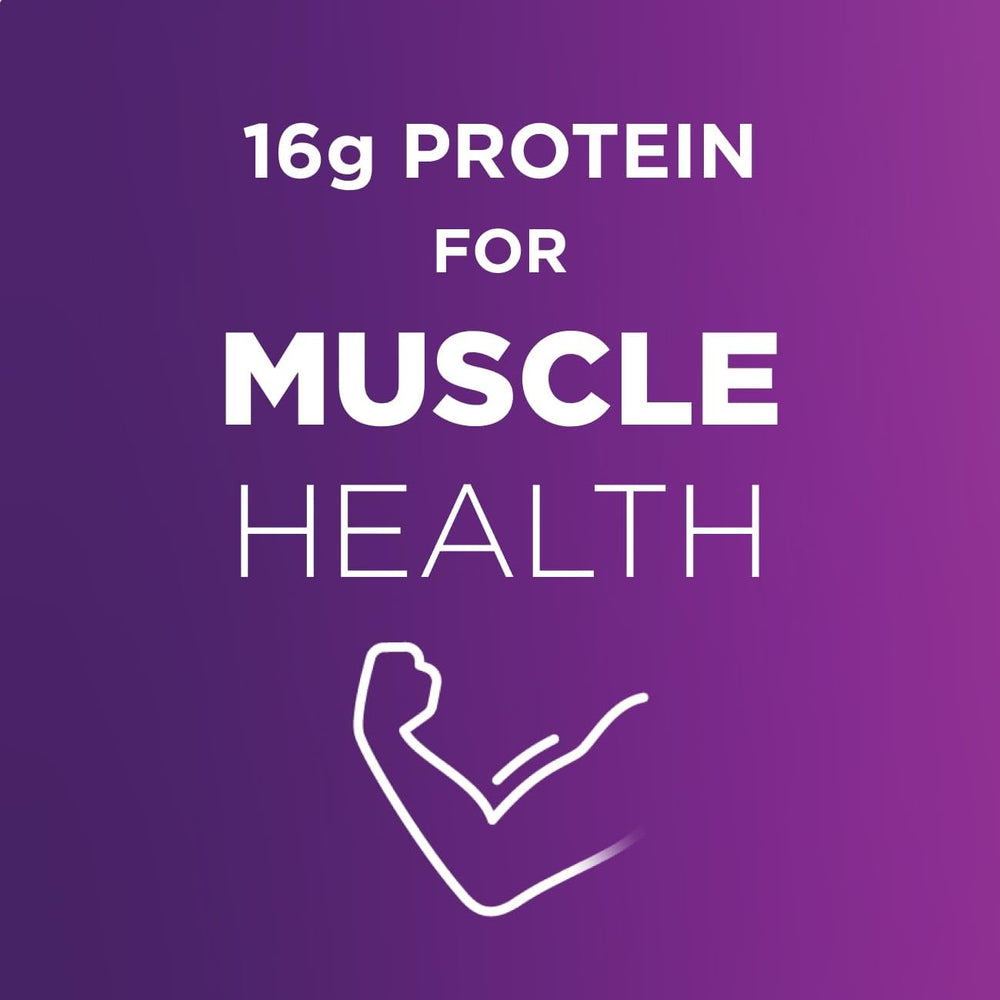 Ensure High Protein Strawberry pour into glass shows ready-to-drink convenience.