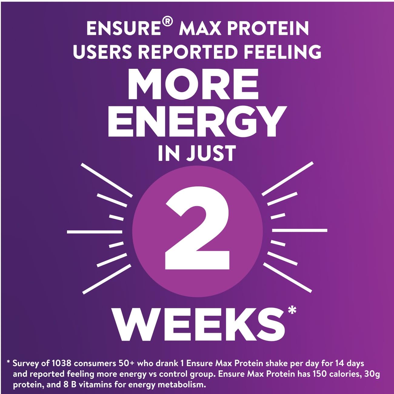 Nutrition facts panel on Ensure Max Protein Shake Milk Chocolate
