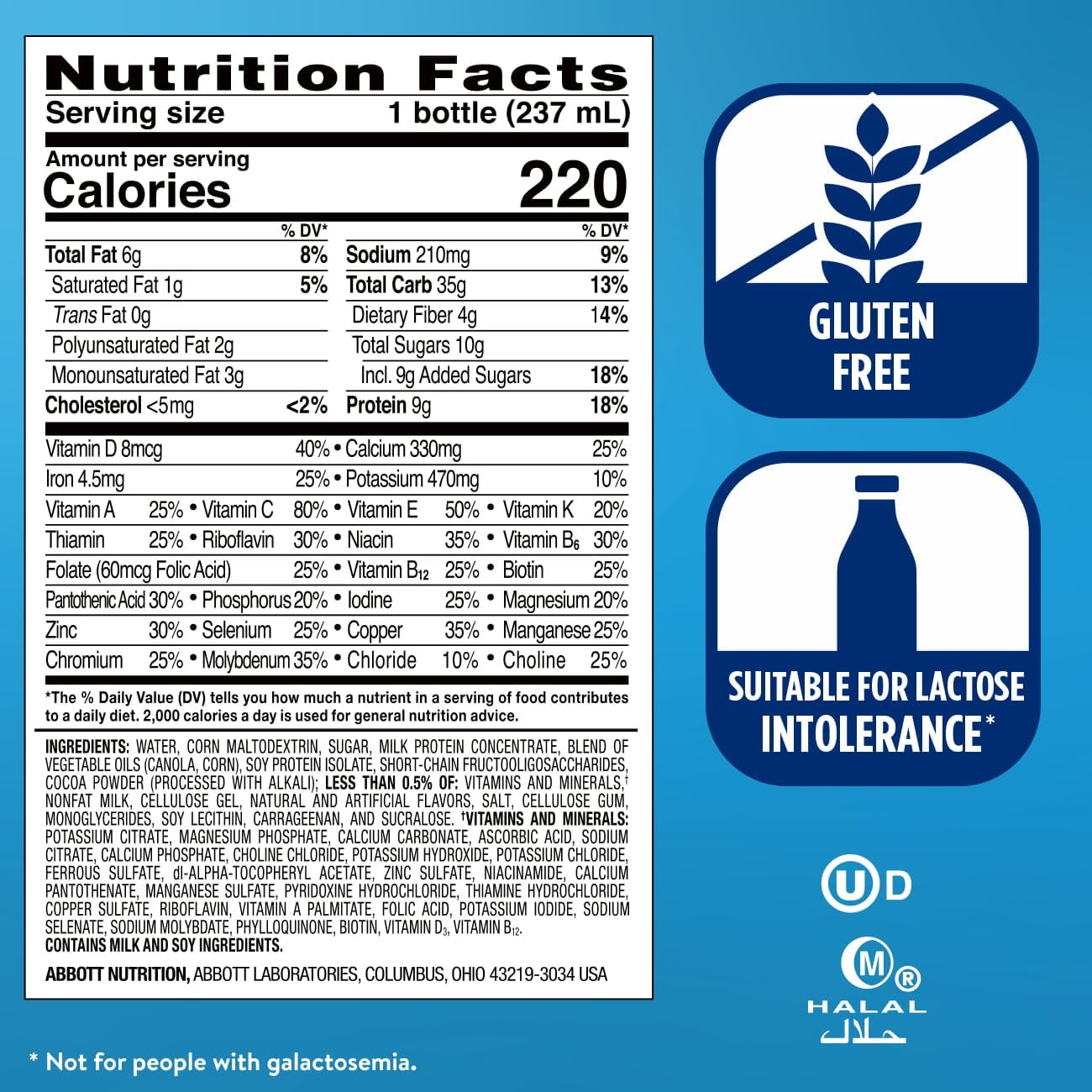 Ensure Original Milk Chocolate pack of 24 bottles offers daily convenience.