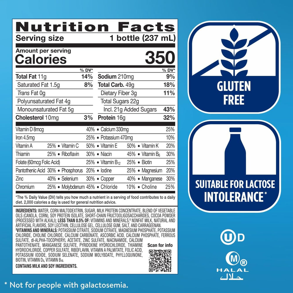 Serve Ensure Plus as a snack or meal replacement option.