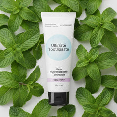 Envvitamin natural ingredients graphic featuring xylitol and coconut oil for oral freshness