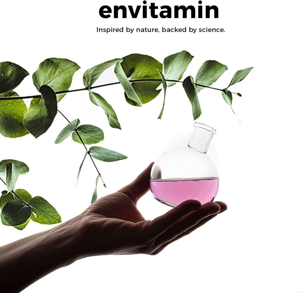 Envitamin Ultimate multivitamin nutrition facts lists micronutrients for daily function.
