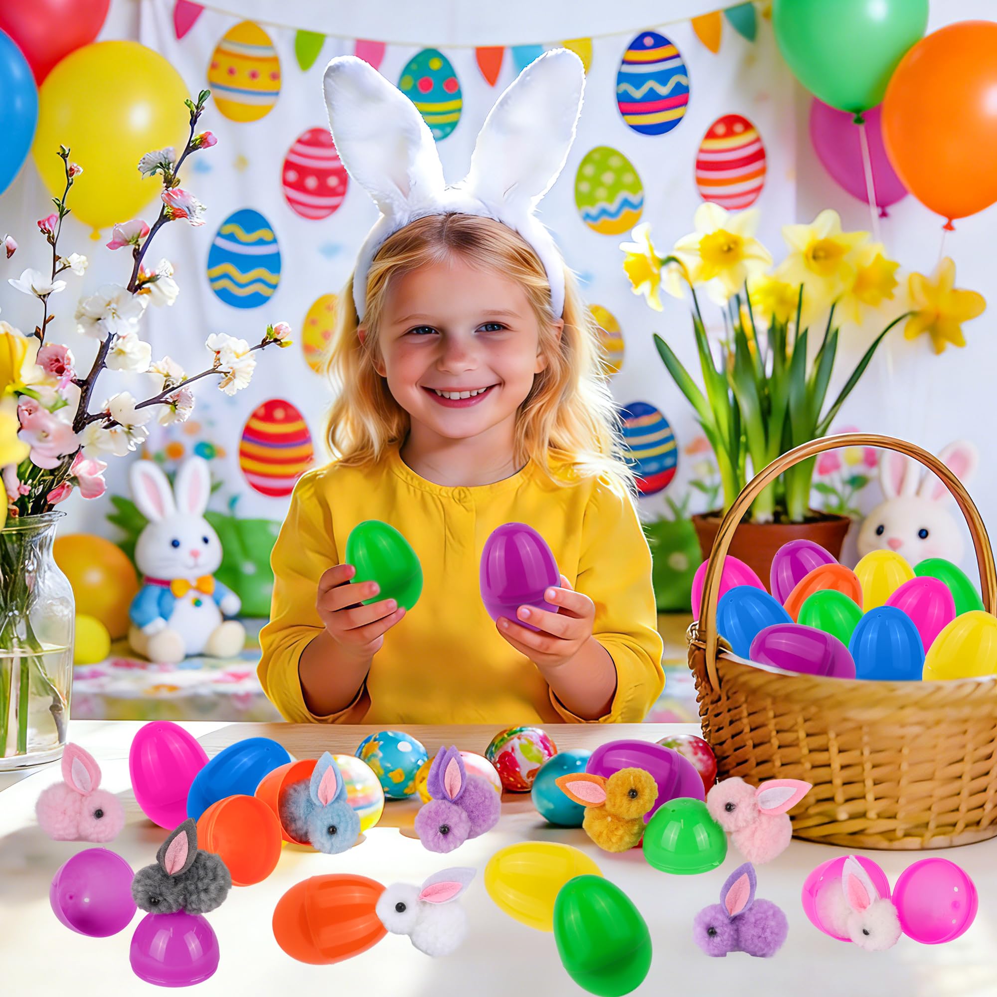 Envotek Easter eggs with bright colors for high visibility in grass