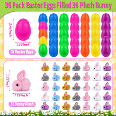 Envotek bunny plush inside eggs for a cuddly surprise during egg hunts