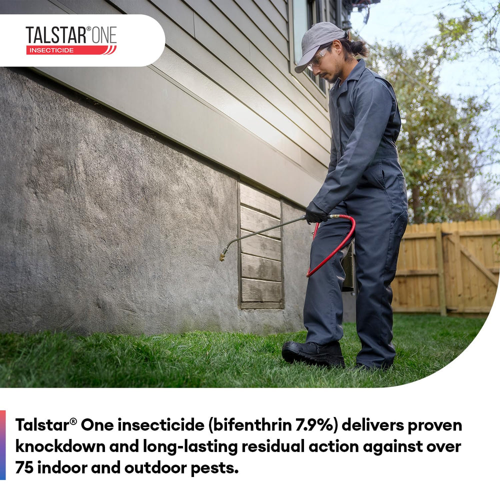 Envu Talstar One concentrate mixed with water for scalable control.