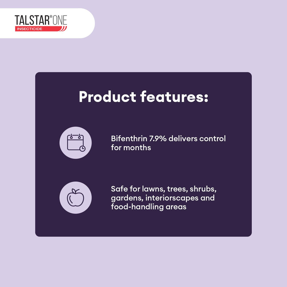 Envu Talstar One low-odor, clear-drying formula for treated areas.