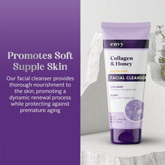 Close-up of foam from Envy cleanser showing gentle lather