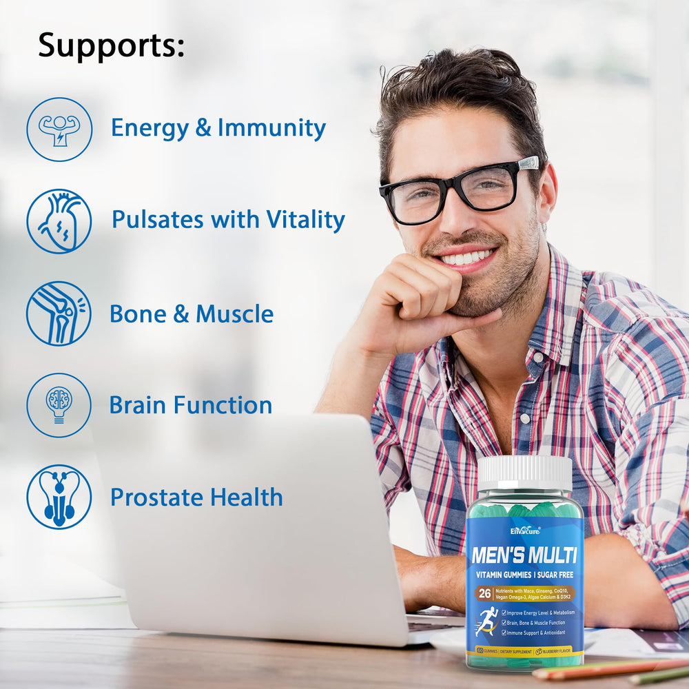 EnvyCure B-complex methylated B12 label highlights bioavailable vitamins.
