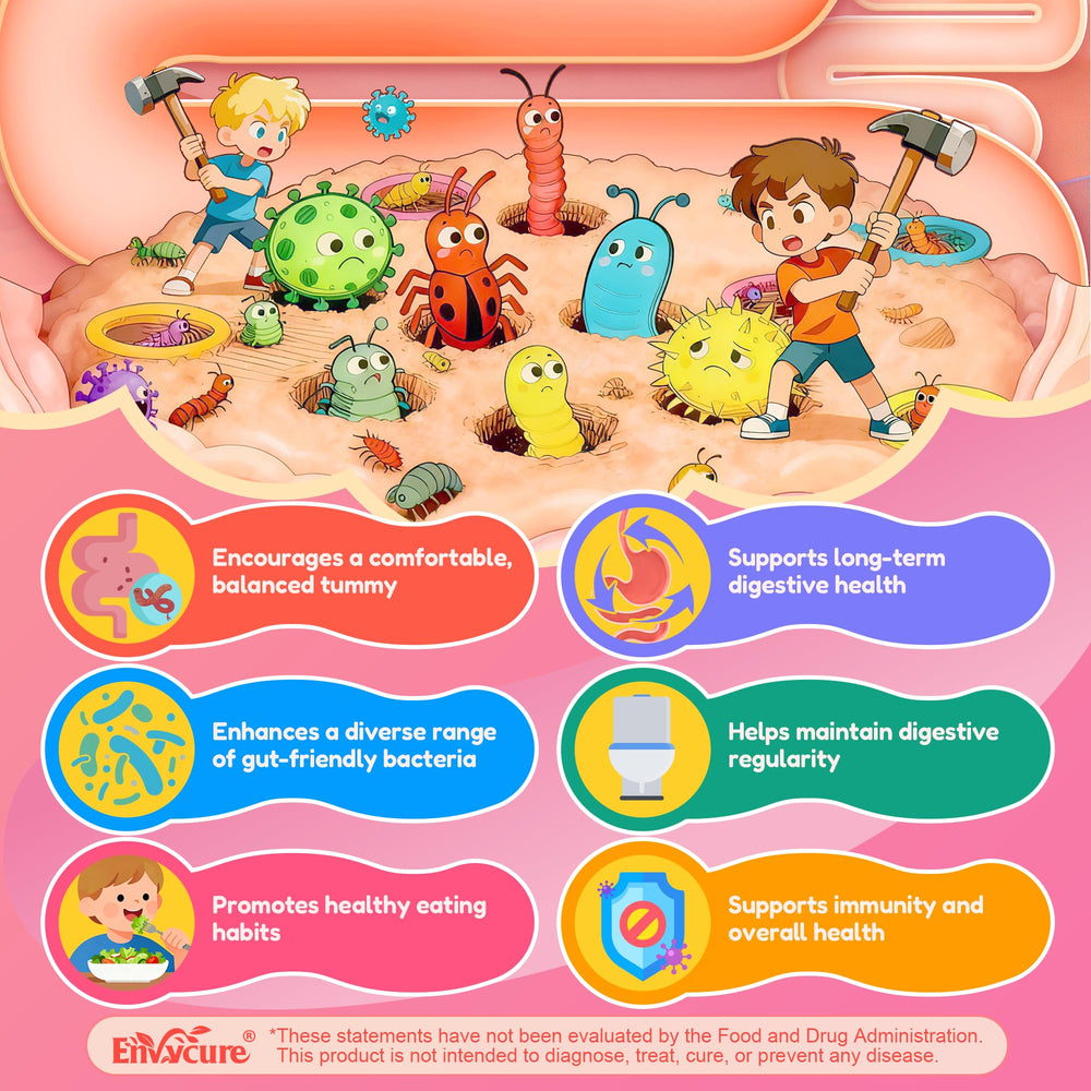 Gently soothing formula promotes comfortable digestion for kids.