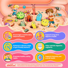 Gently soothing formula promotes comfortable digestion for kids.