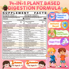 EnvyCure Para Clean Gummies for kids bottle, easy daily intake.