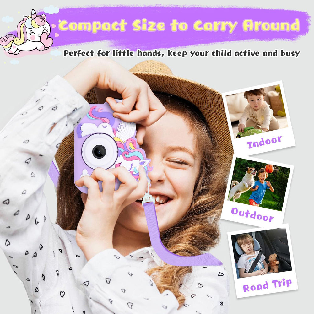 Envyvip unicorn camera 32GB card included for plenty of storage