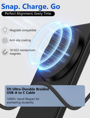 Enyneo MagSafe Charger Stand portrait orientation for messaging while charging
