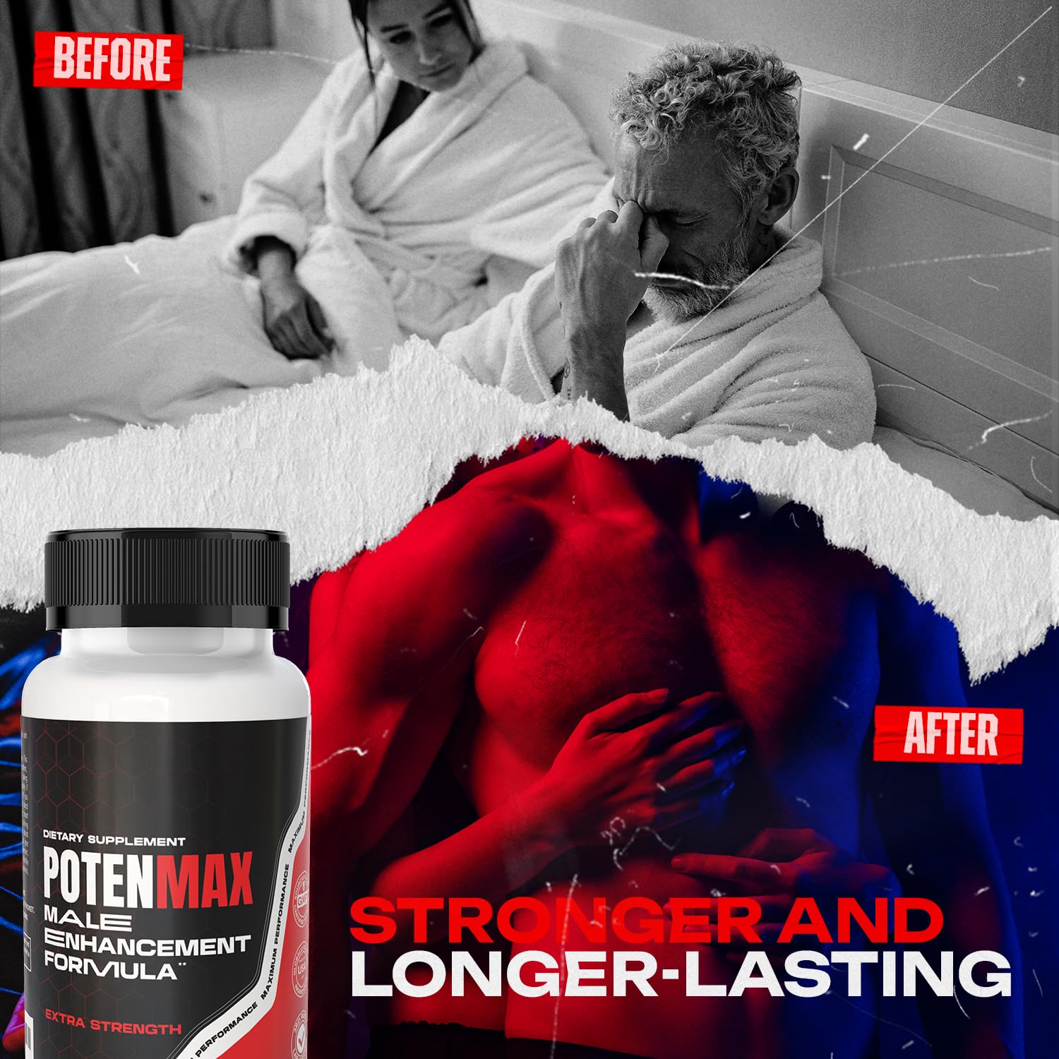 Enyvia Libido Booster label closeup highlights GMP quality and non-GMO formula.