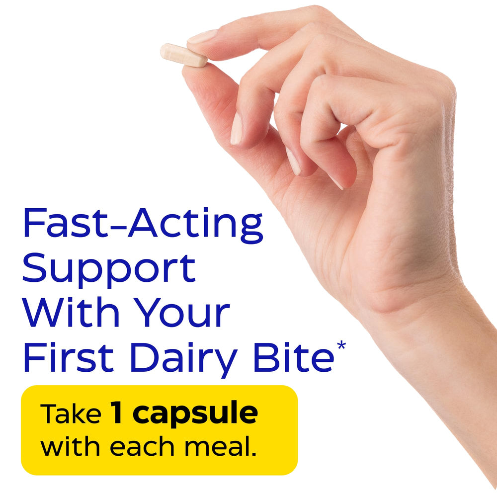 Enzymedica DairyAssist vegan and kosher icons indicate dairy digestion suitability.