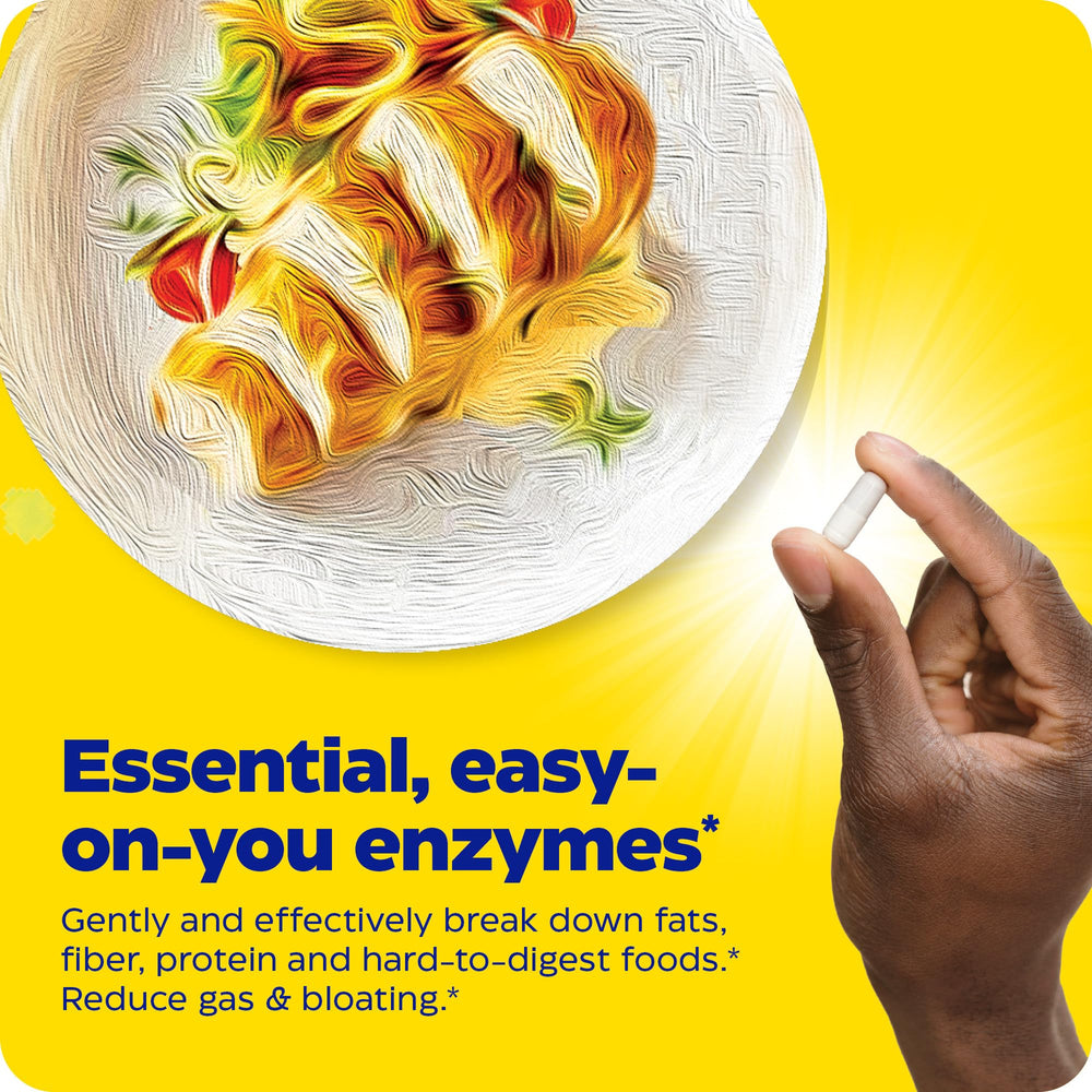 Digest Basic packaging on kitchen counter, convenient daily digestive aid.