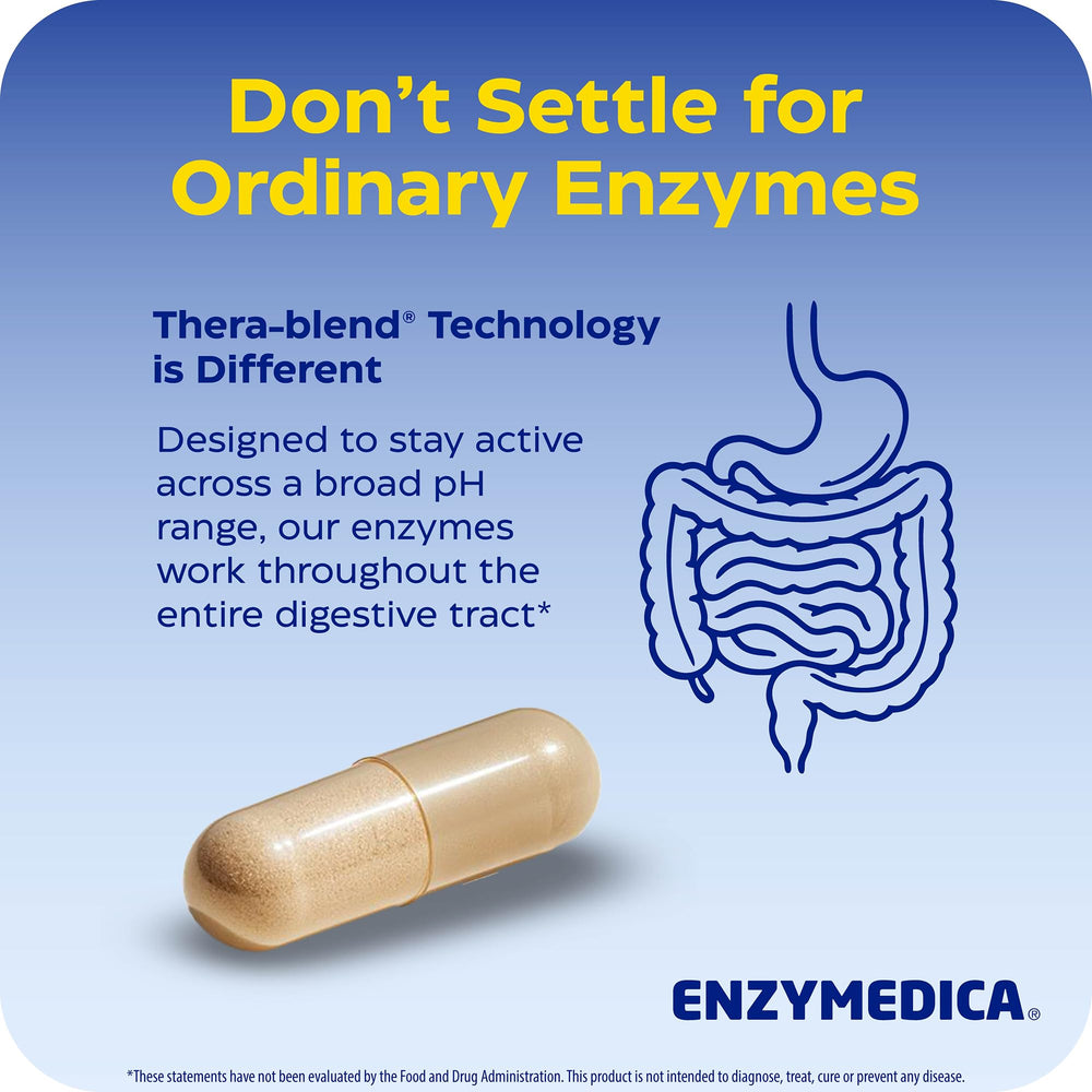 Enzymedica Digest Gold ATPro dining scene suggests post-meal support.