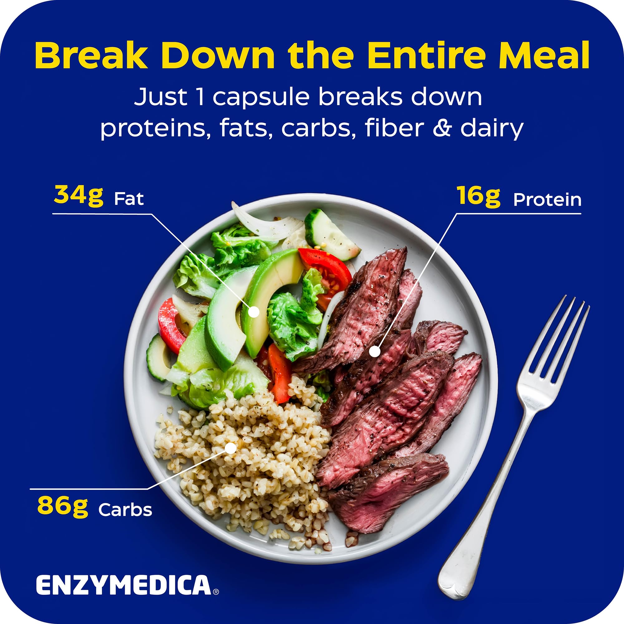 Ingredient list highlights ATP, Magnesium Citrate, Phytase, and CoQ10 for digestion