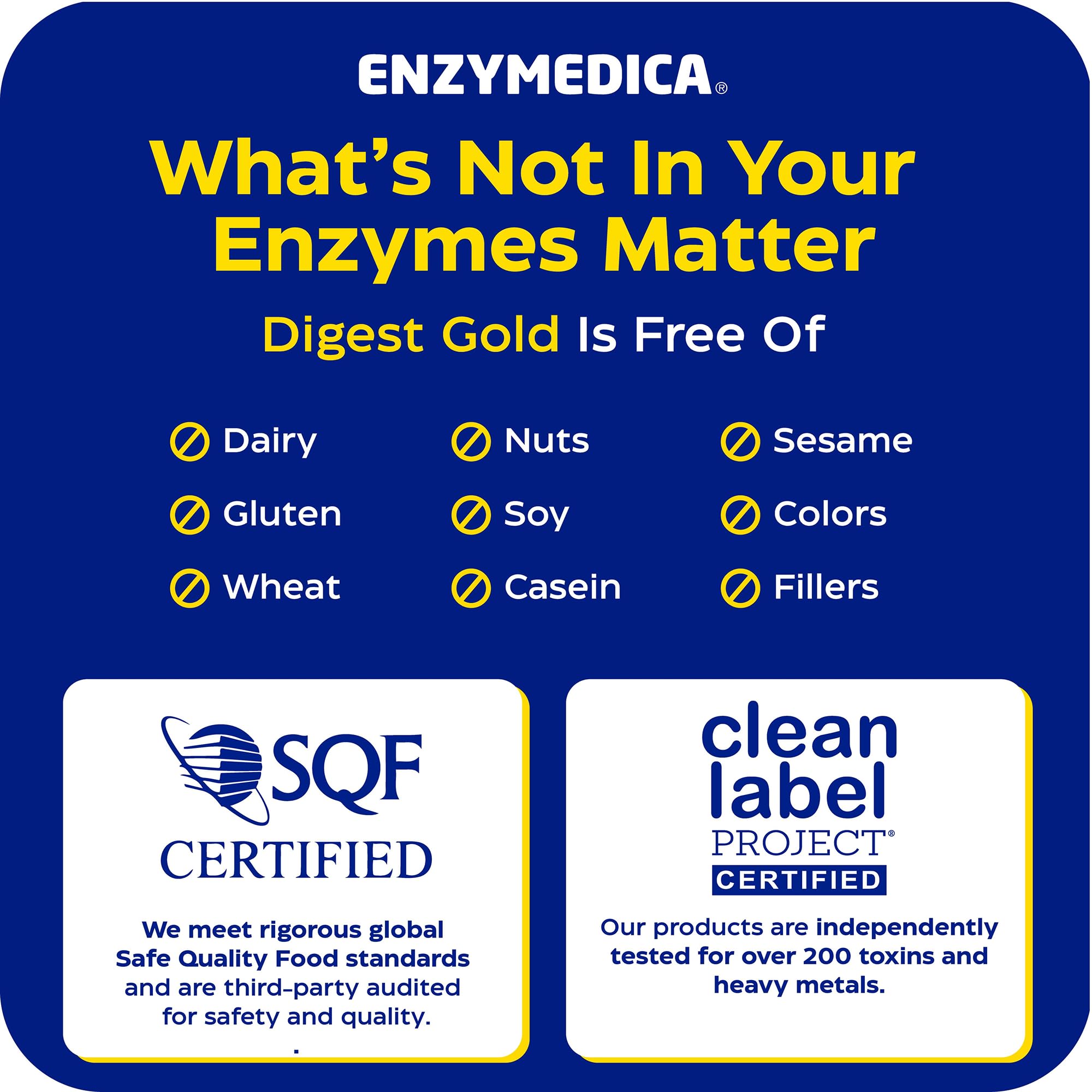 Enzymedica Digest Gold + ATPro label detail highlighting macro digestion assistance.