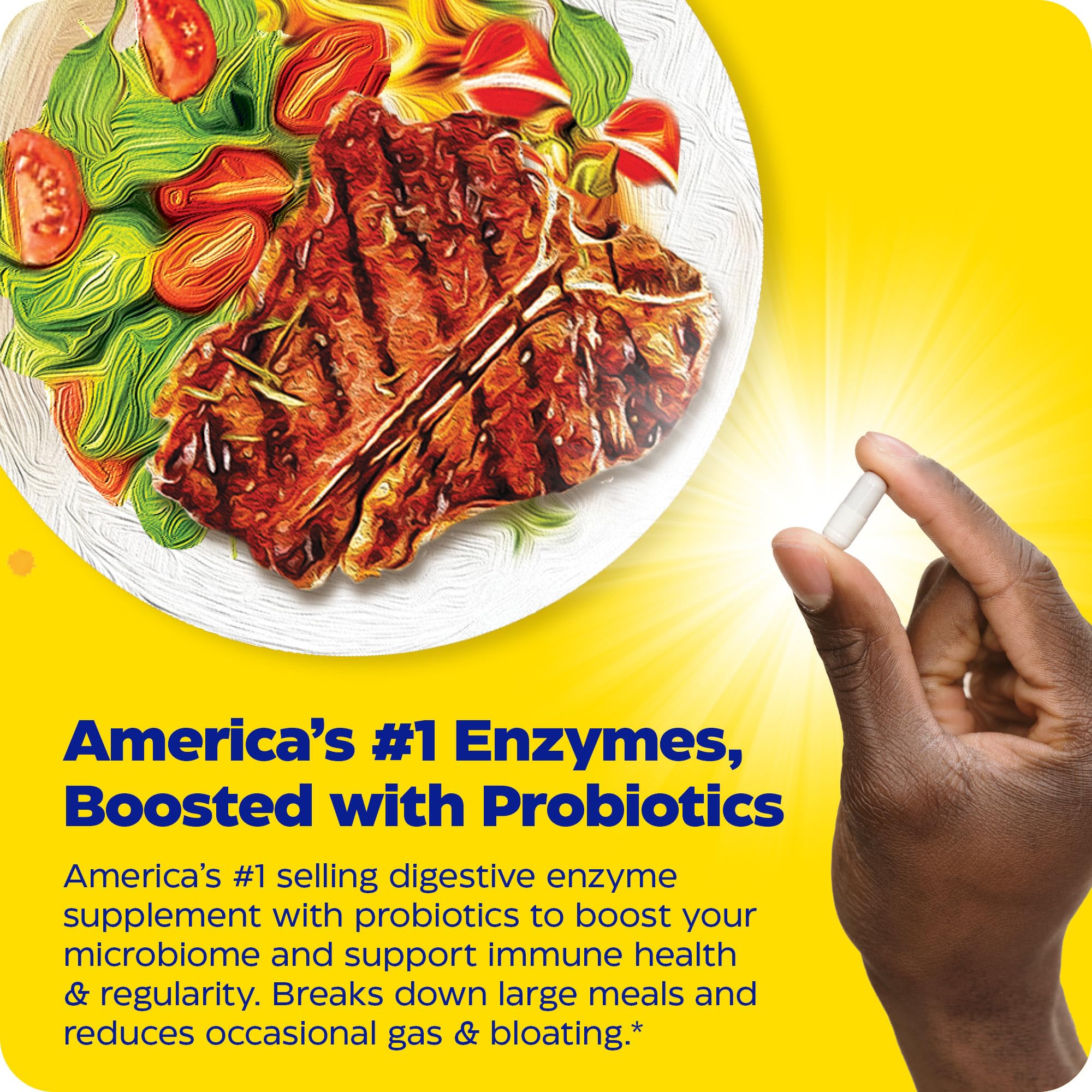 Ingredients list for Enzymedica Digest Gold + Probiotics with enzymes and probiotics.