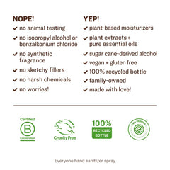 Hands showing soft, moisturized skin after using EO Hand Snitzr Spry Ccnt Lemon