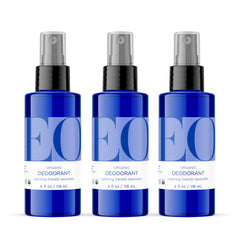 EO French Lavender deodorant spray bottle for daily freshness with botanical aroma.