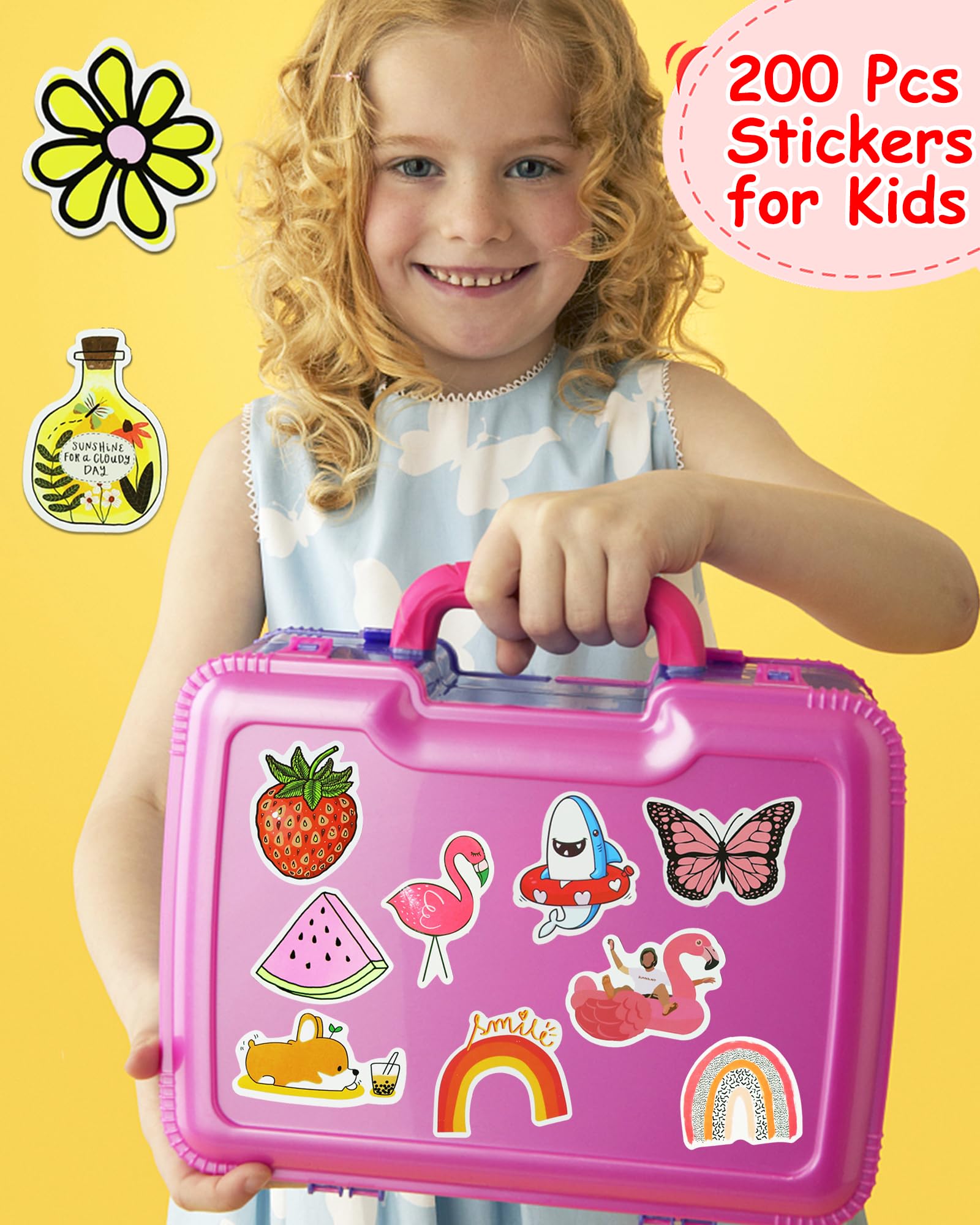 Eoaod backpack stickers offering residue free removable adhesion