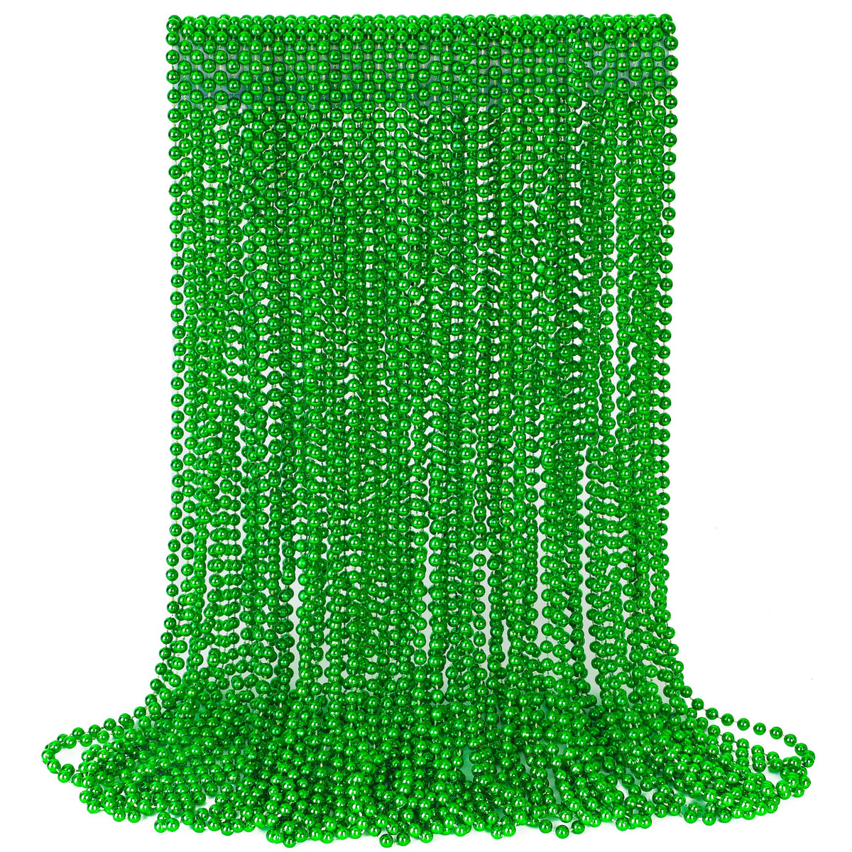 EOBOH green beads necklace close-up for party favors