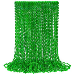 EOBOH green beads necklace close-up for party favors