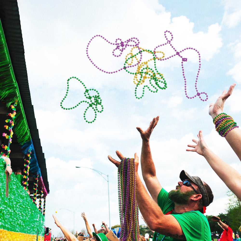 EOBOH bright beads ideal for parades and decorations.