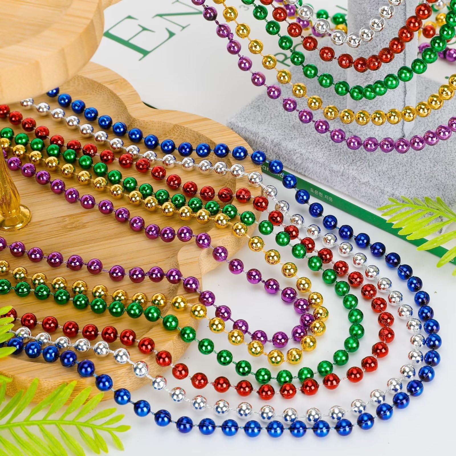 EOBOH parade bead necklaces ready to wear for festivals and weddings.
