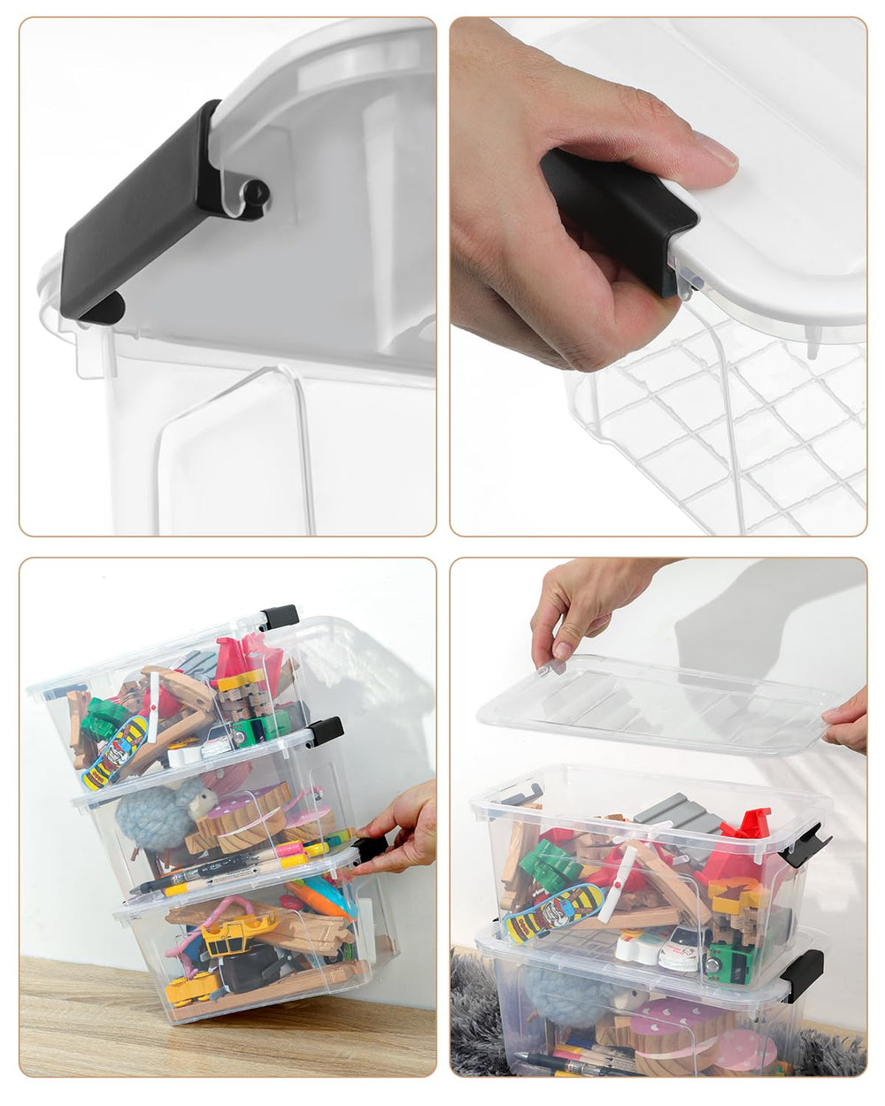 EOENVIVS kitchen storage bin for tidy countertops and cabinets.