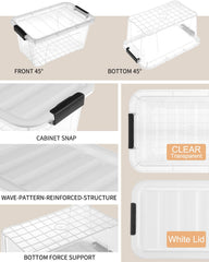 EOENVIVS see-through bin lets you spot contents at a glance.
