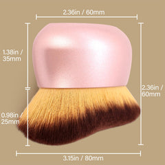 EOICCEOH dense soft bristles for smooth powder and liquid applications.