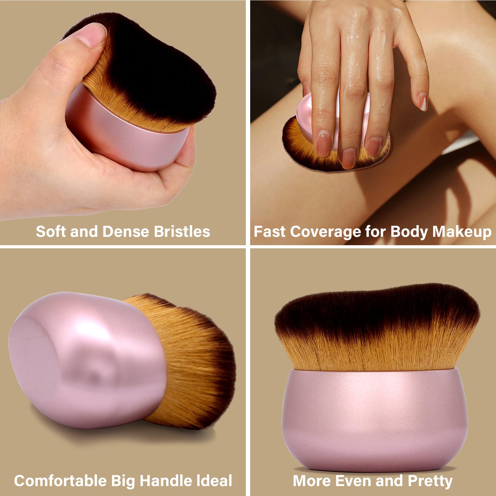 EOICCEOH versatile brush suitable for powder, liquid, and cream formulas.