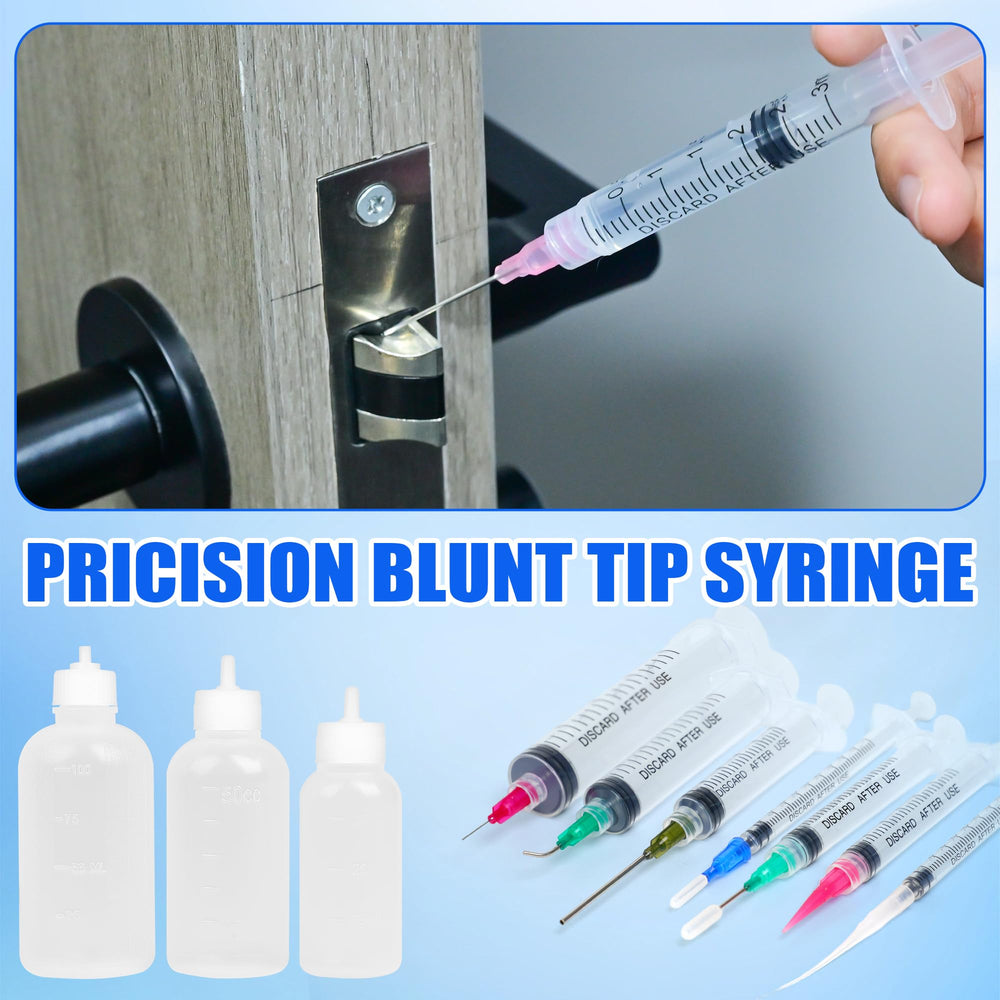 Eomhept 30ml and 50ml glue bottles with clear graduations