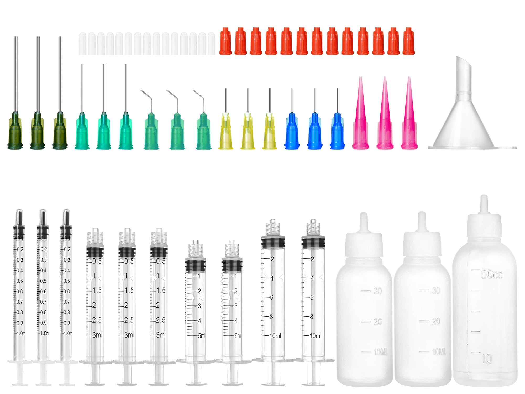 Eomhept glue syringe set collection with precise dispensing for crafts