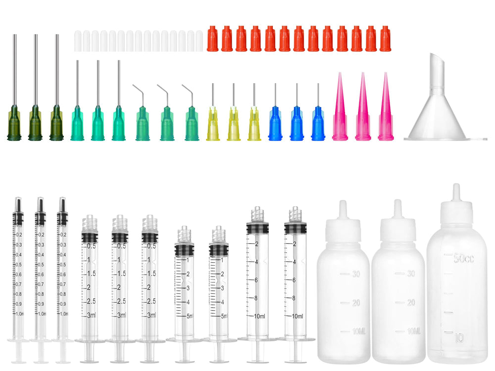 Eomhept glue syringe set collection with precise dispensing for crafts