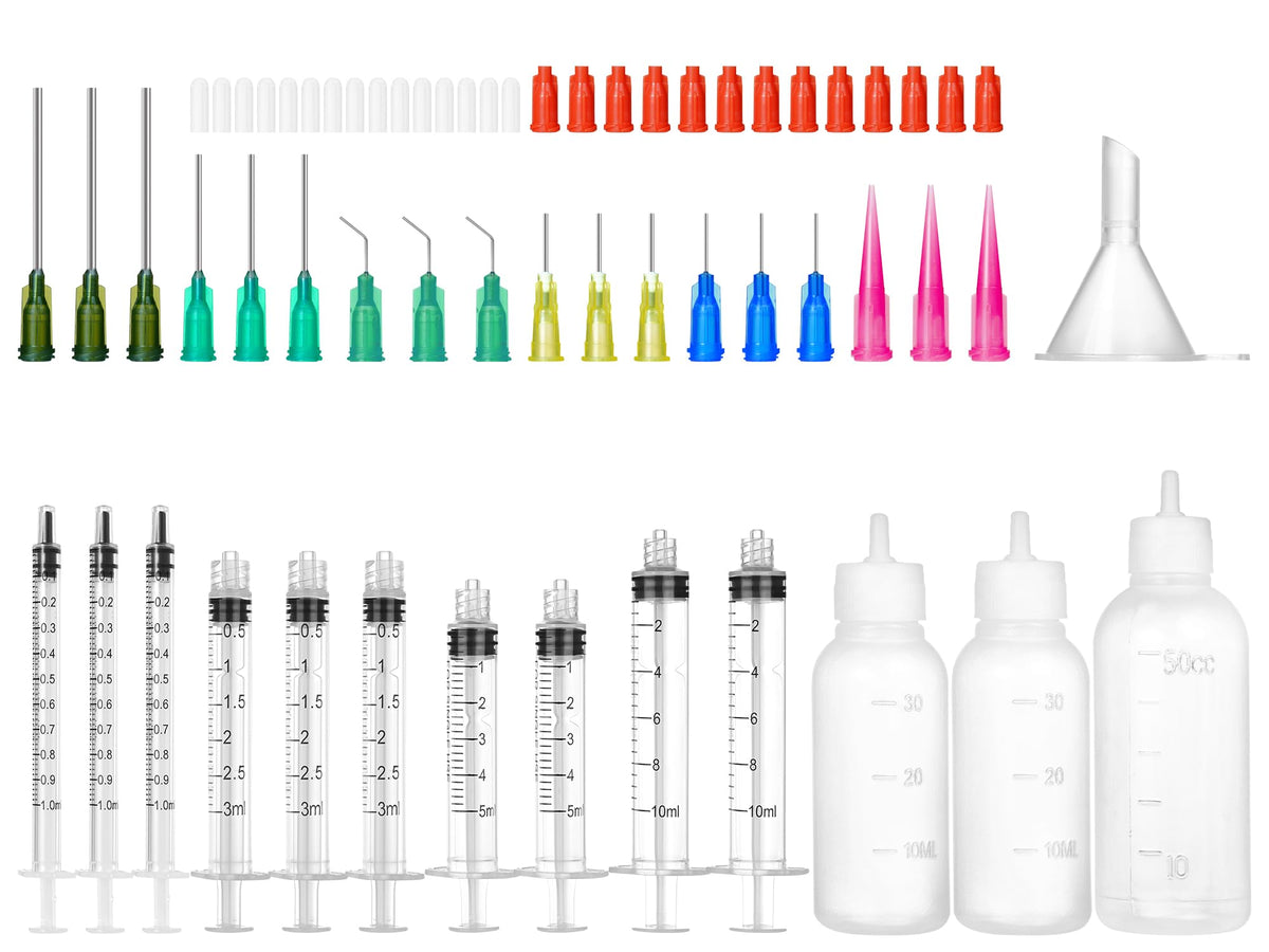 Eomhept glue syringe set collection with precise dispensing for crafts