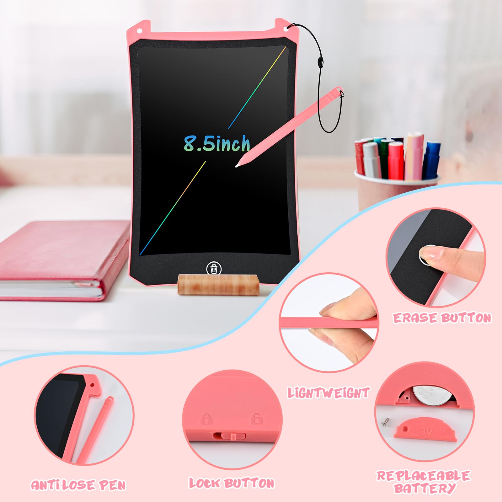 Stylus and strings included with EooCoo LCD writing tablets