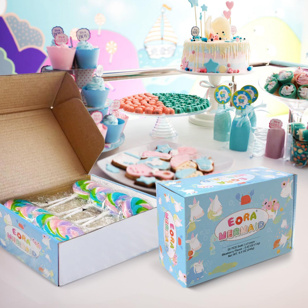 EORA Gift-ready mermaid unicorn treats brighten birthdays.