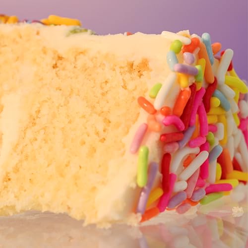 eos Birthday Cake texture close-up highlights creamy consistency and nourishment.