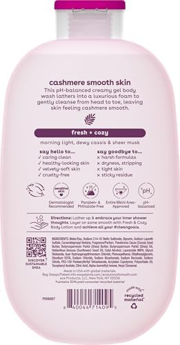 eos cashmere bottle with pump for easy daily use