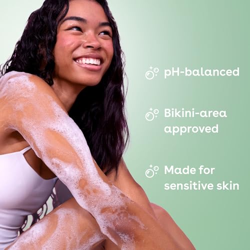 EOS Cashmere Body Wash with shea butter shows nourishing moisture ingredients